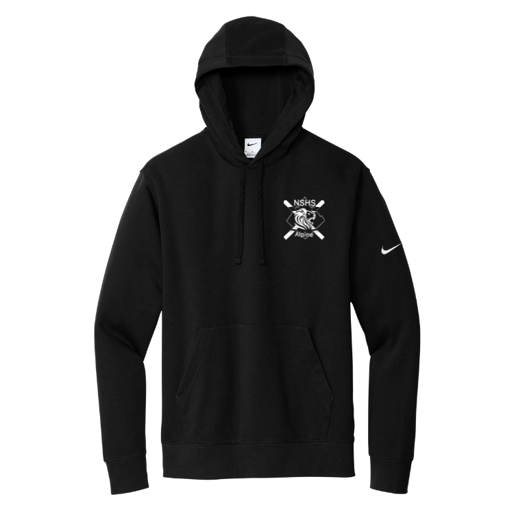 Newton South Alpine Ski - Nike Men's Club Fleece Pullover Hoodie (NKDR1499)