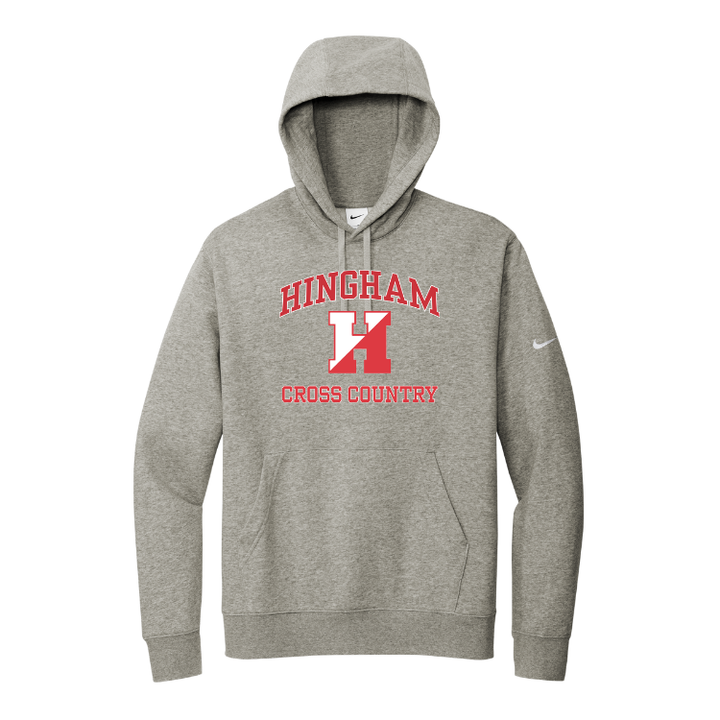 Hingham Youth XC & TF - Men's NikeClub Fleece Pullover Hoodie (NKDR1499)