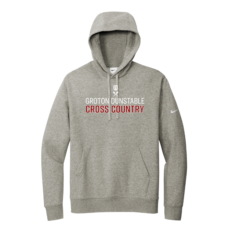 Groton Dunstable Cross Country - Nike Men's Club Fleece Pullover Hoodie (NKDR1499)