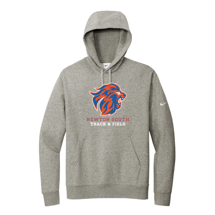 Sudadera con capucha y logo Nike Club Fleece Sleeve del equipo Bishop Fenwick XC (NKDR1499)
