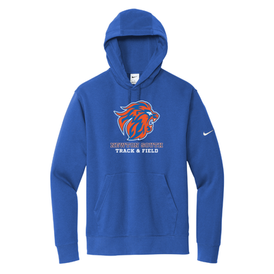 Newton South Track and Field - Nike Men's Club Fleece Pullover Hoodie (NKDR1499)