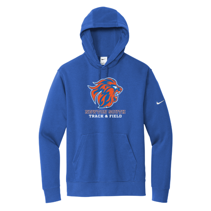 Sudadera con capucha y logo Nike Club Fleece Sleeve del equipo Bishop Fenwick XC (NKDR1499)