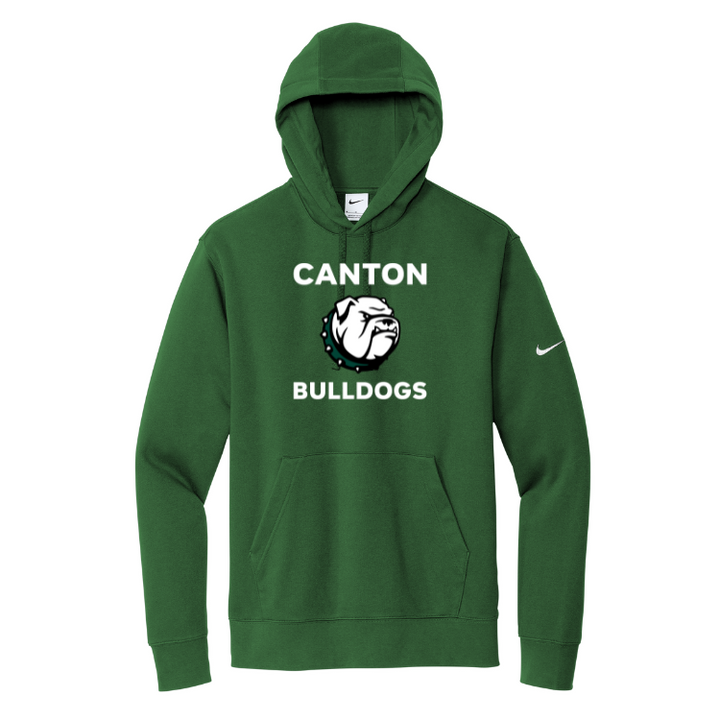 Sudadera con capucha y logo Nike Club Fleece Sleeve del equipo Bishop Fenwick XC (NKDR1499)