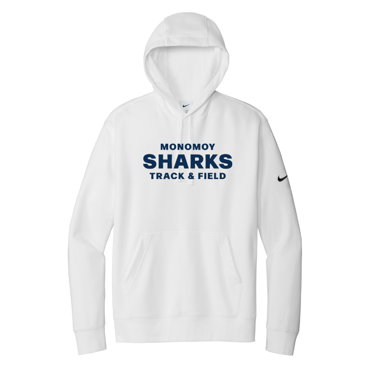 Sudadera con capucha y logo Nike Club Fleece Sleeve del equipo Bishop Fenwick XC (NKDR1499)