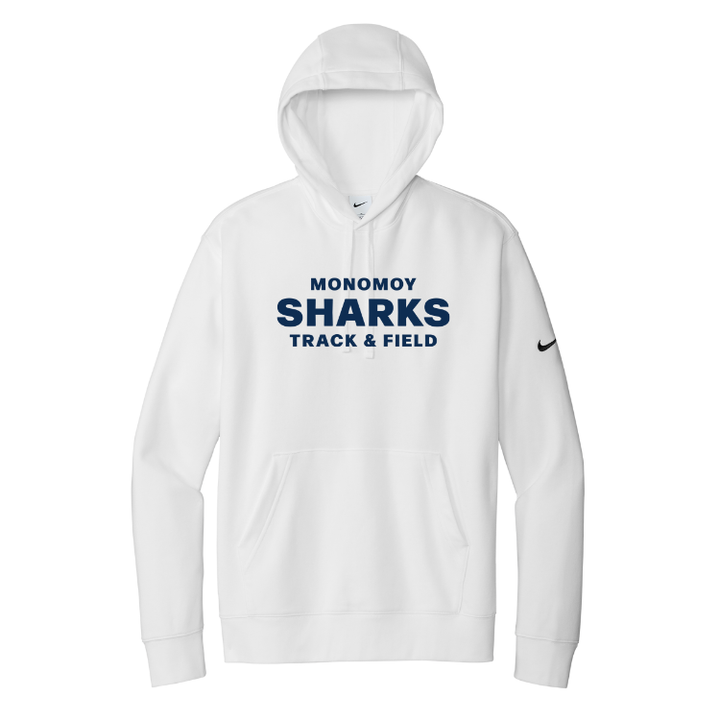 Sudadera con capucha y logo Nike Club Fleece Sleeve del equipo Bishop Fenwick XC (NKDR1499)