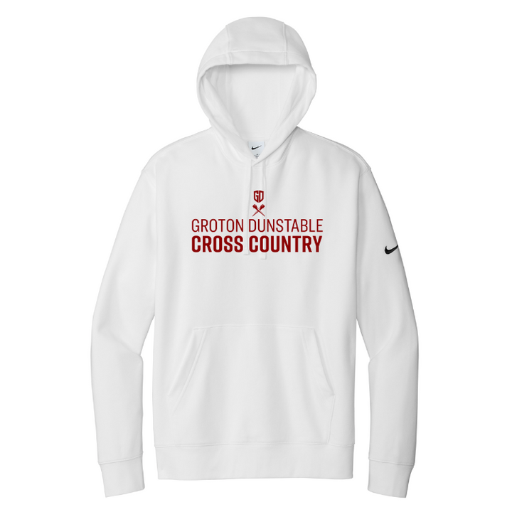 Groton Dunstable Cross Country - Nike Men's Club Fleece Pullover Hoodie (NKDR1499)