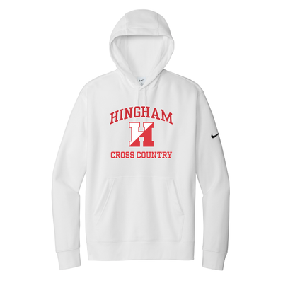 Sudadera con capucha y logo Nike Club Fleece Sleeve del equipo Bishop Fenwick XC (NKDR1499)
