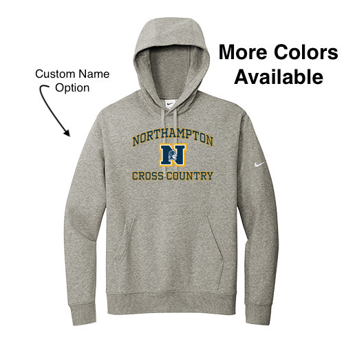 Northampton Cross Country Nike Club Fleece Sleeve Swoosh Pullover Hoodie (NKDR1499)