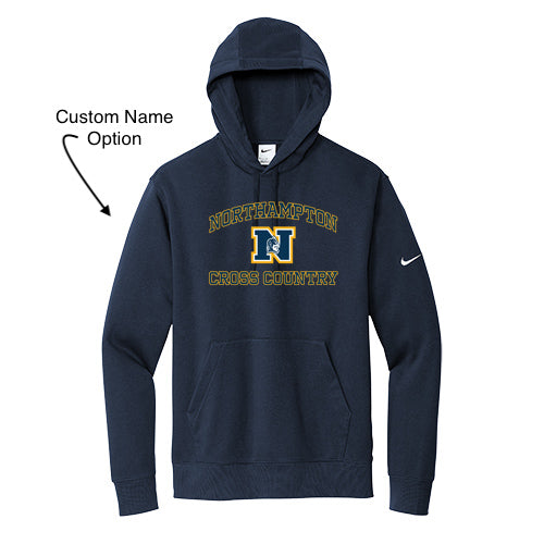 Northampton Cross Country Nike Club Fleece Sleeve Swoosh Pullover Hoodie (NKDR1499)