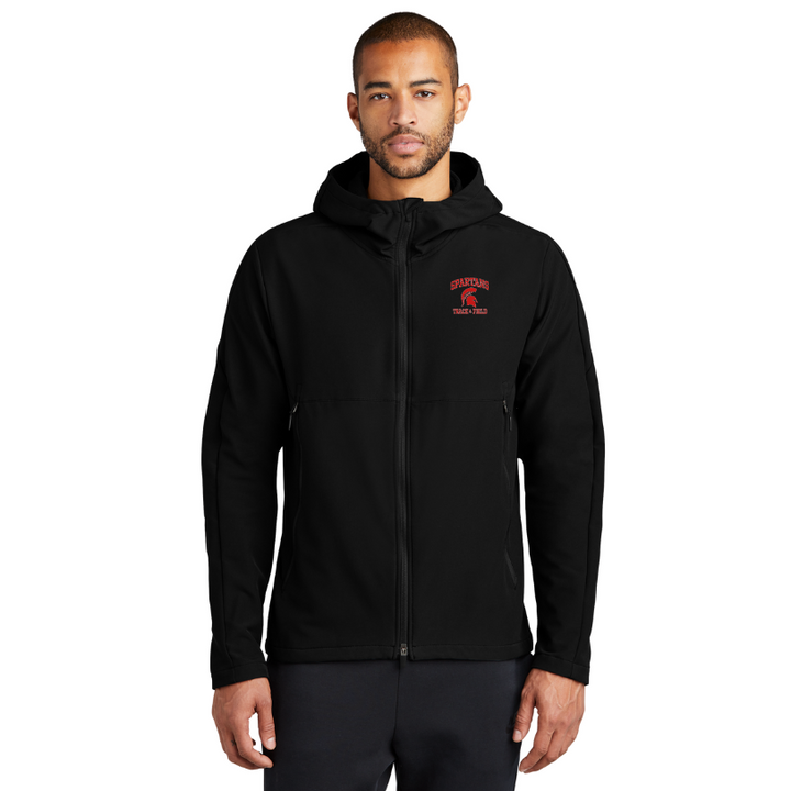 East Longmeadow Track & Field - Nike Hooded Soft Shell Jacket - NKDR1543