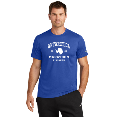 Maratón de la Antártida - Camiseta Nike Team rLegend para hombre Azul real (NKDX8734)