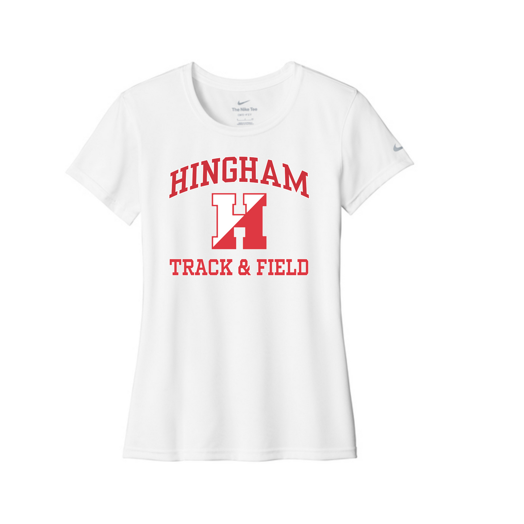 Hingham Youth XC & TF - Women's Nike Swoosh Sleeve rLegend Tee (NKDX8734)