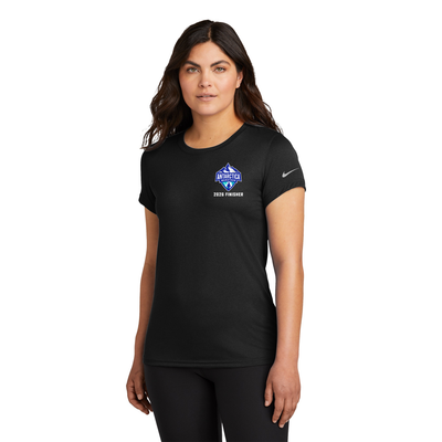 Maratón de la Antártida - Camiseta Nike Team rLegend para mujer Negras (NKDX8734)