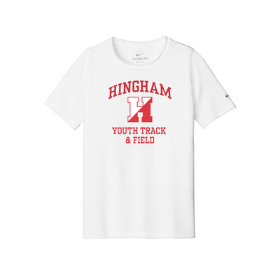 Camiseta de cross country juvenil Hingham - Nike Youth Swoosh Sleeve rLegend (NKDX8787)