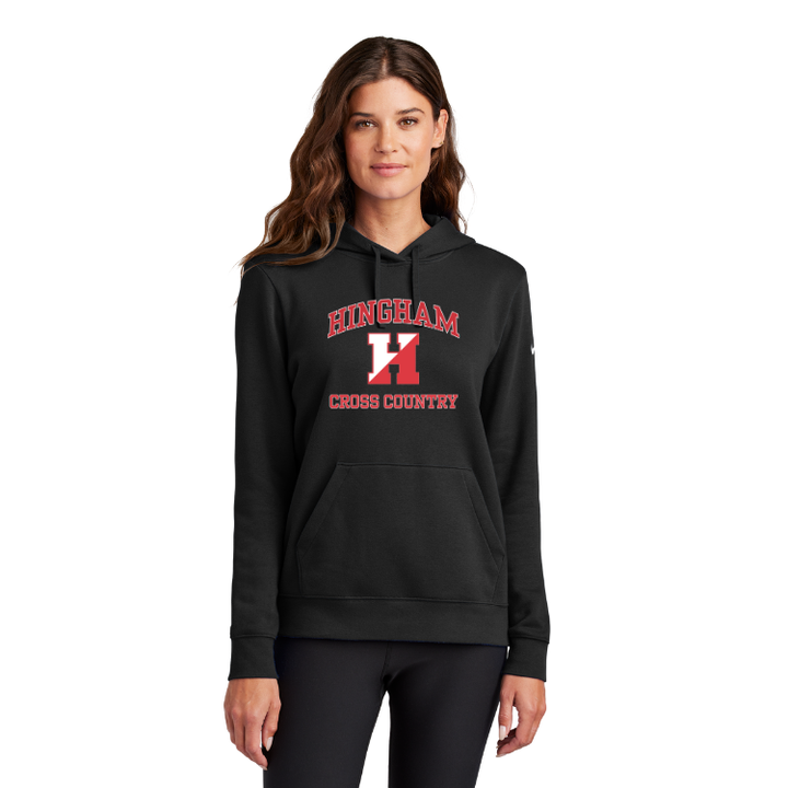 Hingham Youth XC & TF - Women's Nike Club Fleece Pullover Hoodie (NKFD9889)