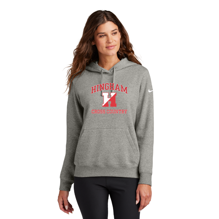Hingham Youth XC & TF - Women's Nike Club Fleece Pullover Hoodie (NKFD9889)