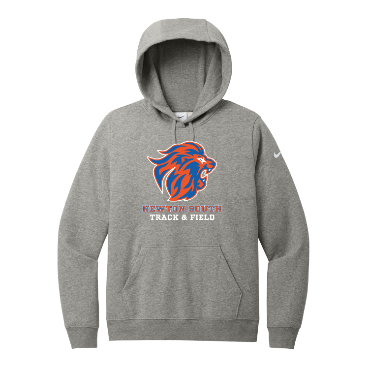 Sudadera con capucha y logo Nike Club Fleece Sleeve del equipo Bishop Fenwick XC (NKDR1499)