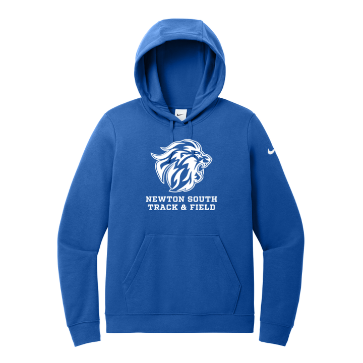 Sudadera con capucha y logo Nike Club Fleece Sleeve del equipo Bishop Fenwick XC (NKDR1499)