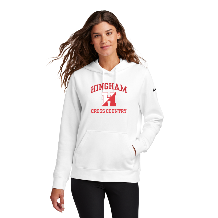 Hingham Youth XC & TF - Women's Nike Club Fleece Pullover Hoodie (NKFD9889)