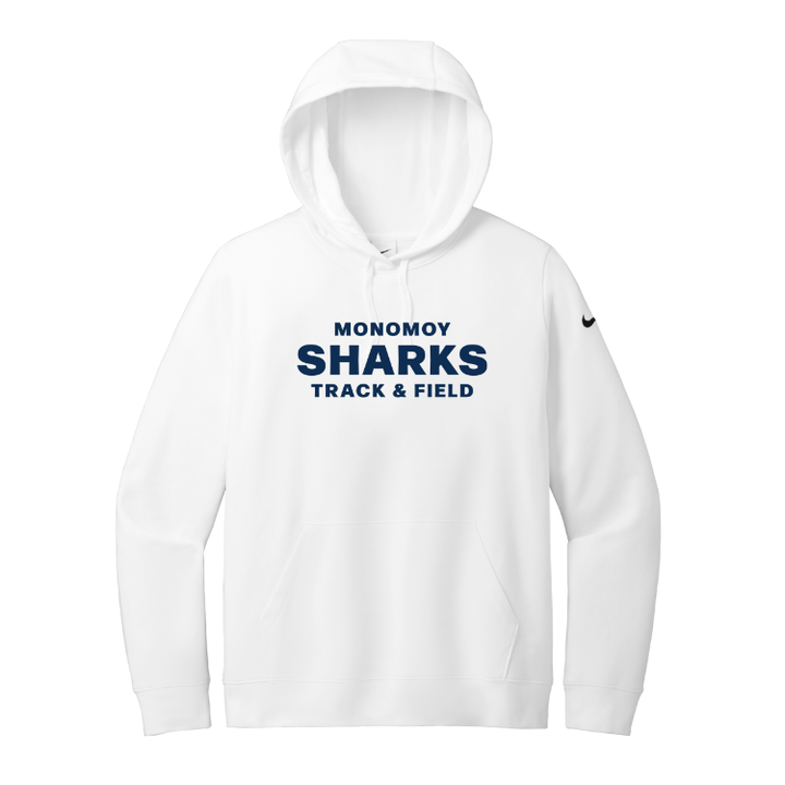 Sudadera con capucha y logo Nike Club Fleece Sleeve del equipo Bishop Fenwick XC (NKDR1499)