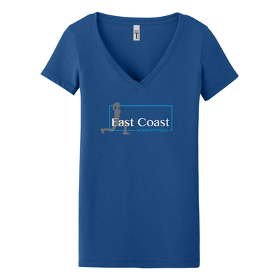 East Coast Women's Fitness - Camiseta de cuello en V para mujer de Next Level Apparel® (NL1540)