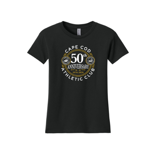 Cape Cod Athletic Club- CCAC 50th Anniversary Edition- Women’s Cotton Relaxed Tee (NL3910)