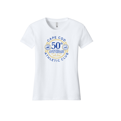 Cape Cod Athletic Club- CCAC 50th Anniversary Edition- Women’s Cotton Relaxed Tee (NL3910)