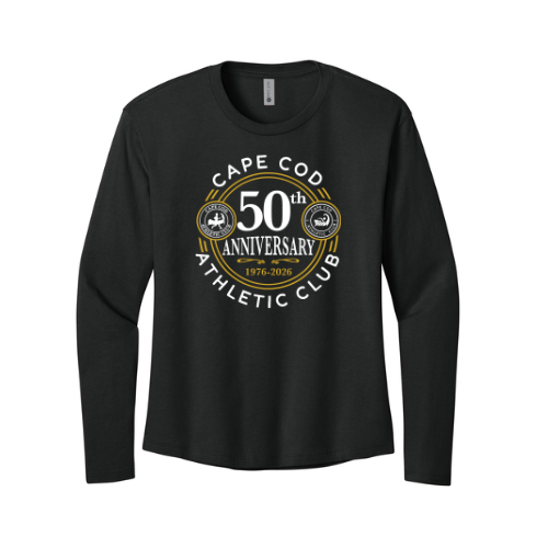 Cape Cod Athletic Cub- CCAC 50th Anniversary Edition- Women’s Cotton Relaxed Long Sleeve Tee (NL3911)