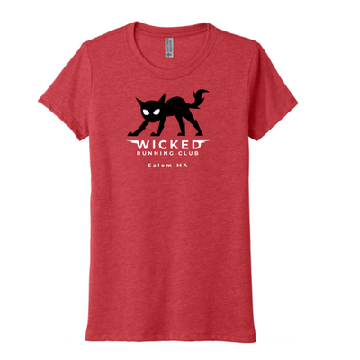 Wicked Running Club - Camiseta de tri-mezcla Next Level Apparel® para mujer (NL6710)
