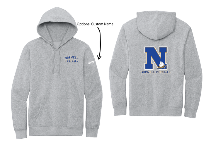 Norwell Football - Adult Unisex Fleece Hoodie (DT6100)