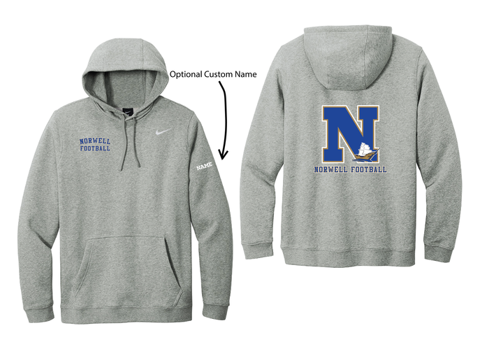 Norwell Football - Nike Club Fleece Pullover Hoodie (CJ1611)