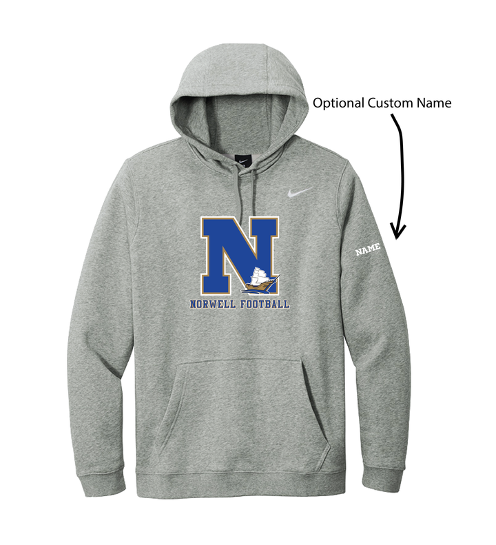 Norwell Football - Nike Club Fleece Pullover Hoodie (CJ1611)