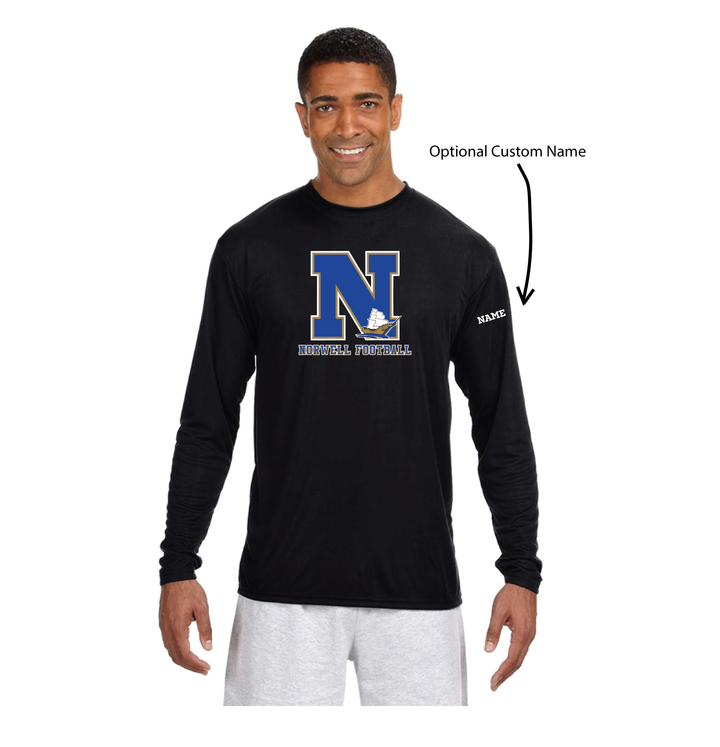 Norwell Football - A4 Men's Cooling Performance Long Sleeve T-Shirt (N3165)