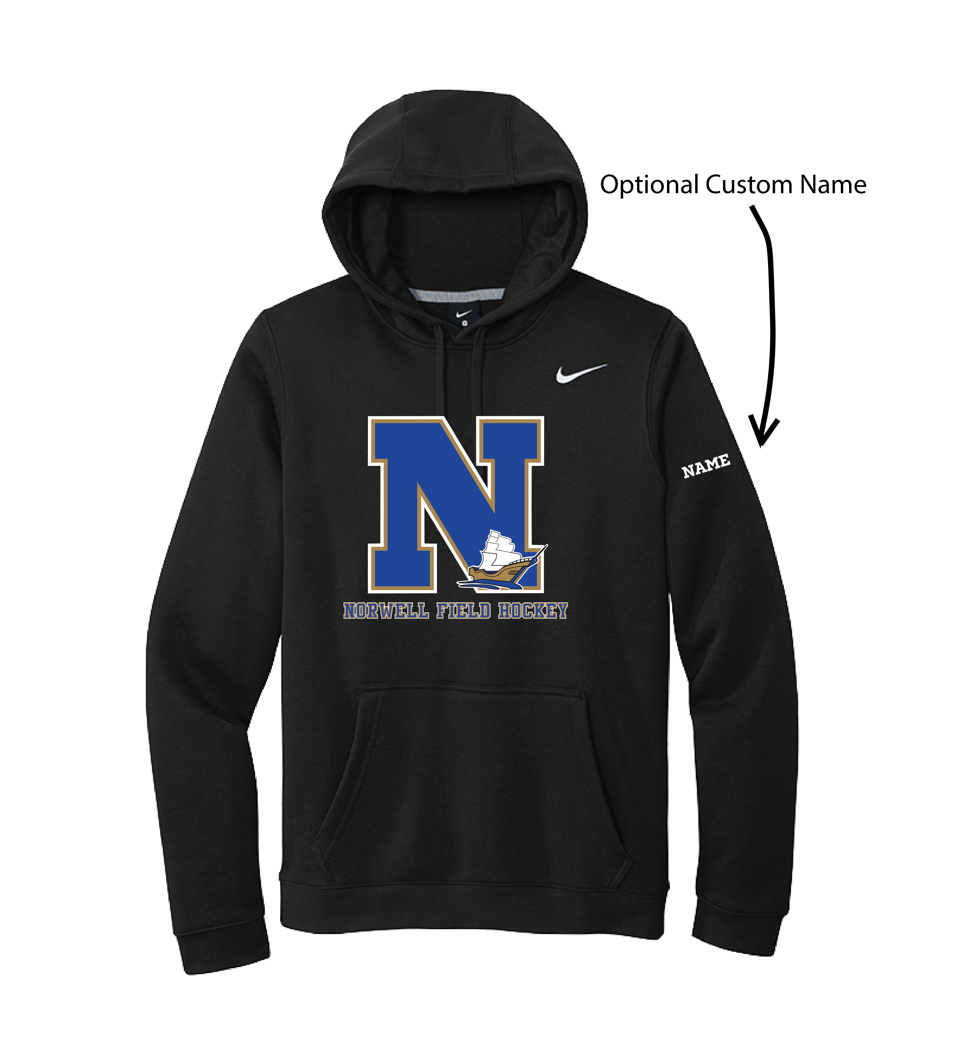 Norwell Field Hockey- Nike Club Fleece Pullover Hoodie (CJ1611)