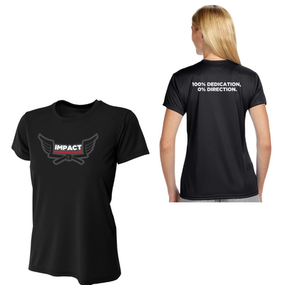 Impact Running Club - Camiseta refrescante de alto rendimiento para mujer (A4NW3201)