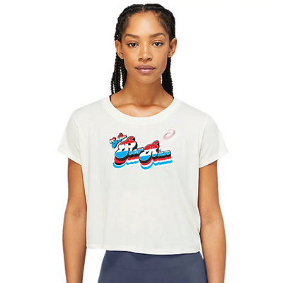 St Pete Pier Run - ASICS Women's Nagare Short Sleeve Tee Birch (2012c097) (S025)