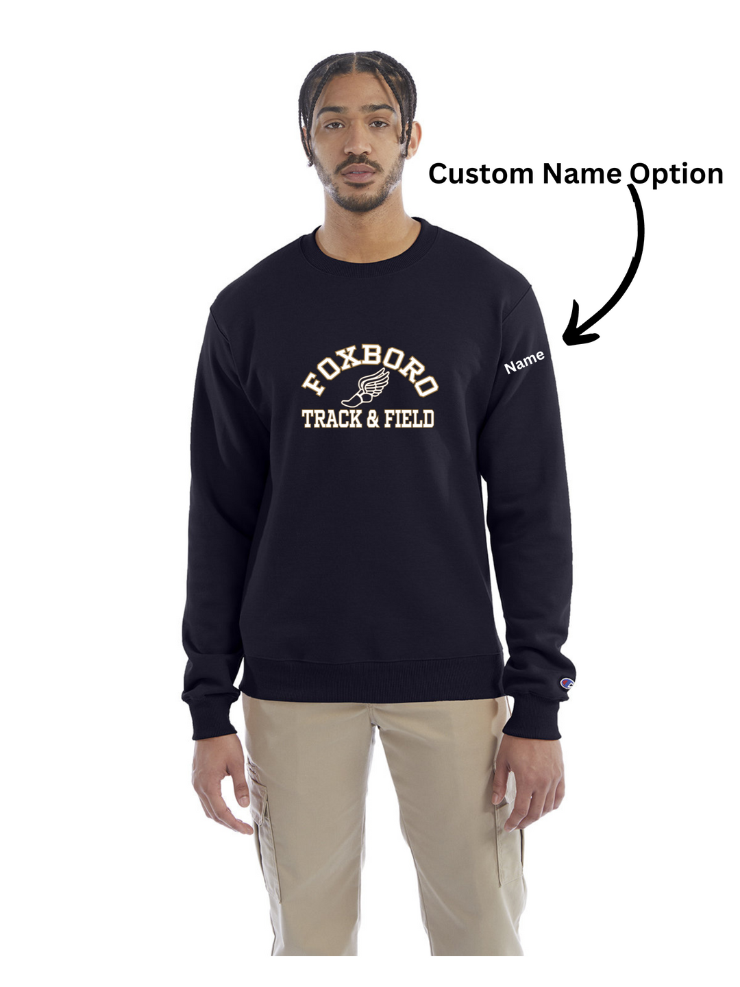 Foxboro Track and Field - Champion Crewneck Sweatshirt (S600)