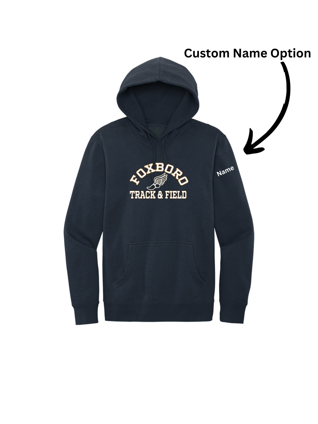 Foxboro Track and Field -  V.I.T Unisex Fleece Hoodie (DT6100)