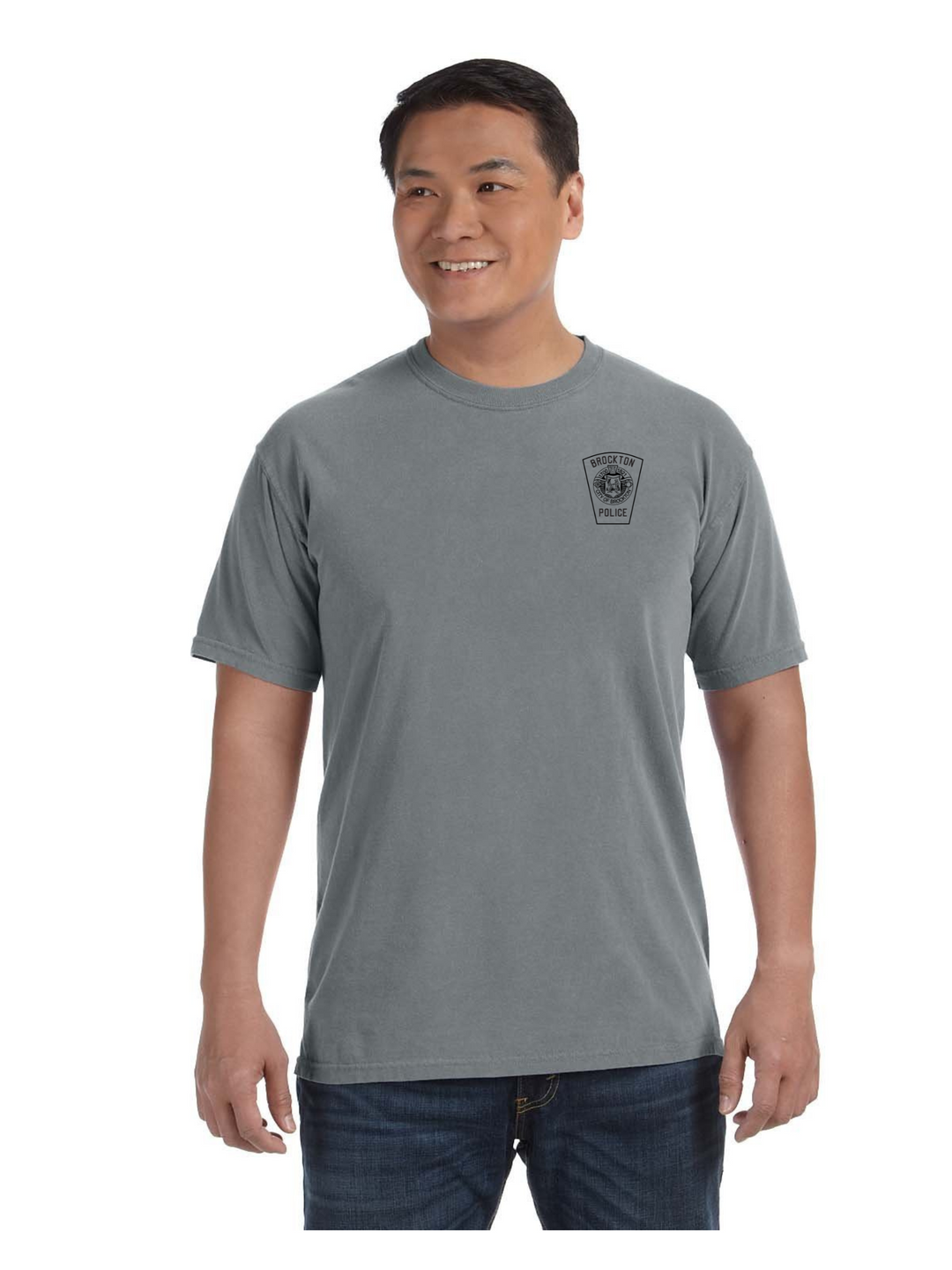 Brockton PD - Adult Unisex Heavyweight T-Shirt (C1717)