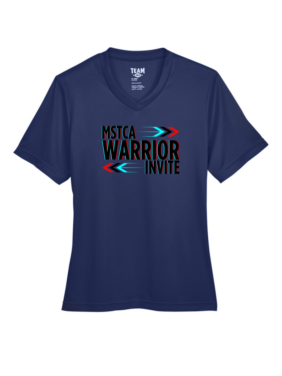 Camiseta de rendimiento para mujer con invitación a Warrior de MSTCA (TT11W)