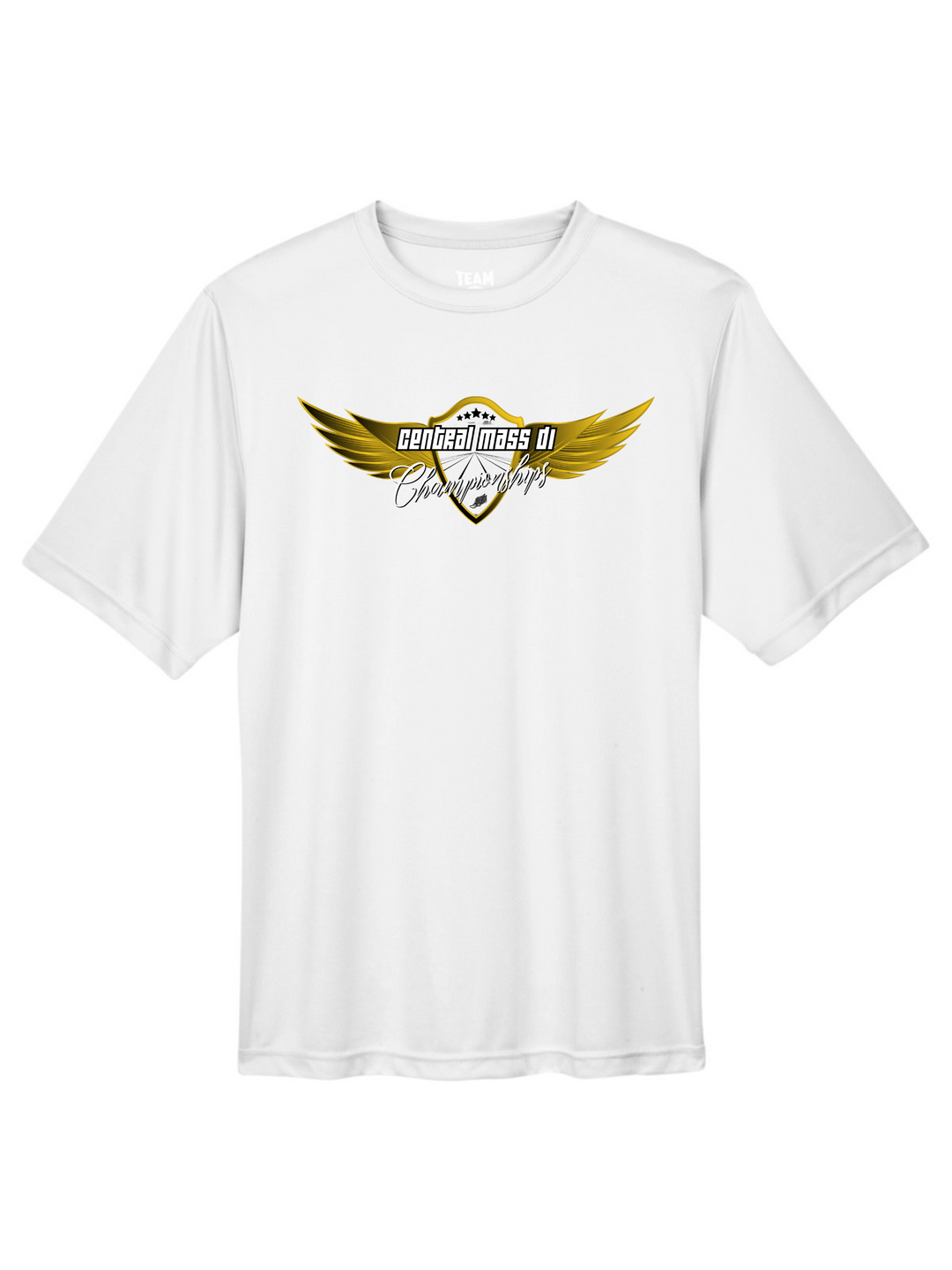 Camiseta de rendimiento masculina de la División 1 del Campeonato Central de Mass (TT11)