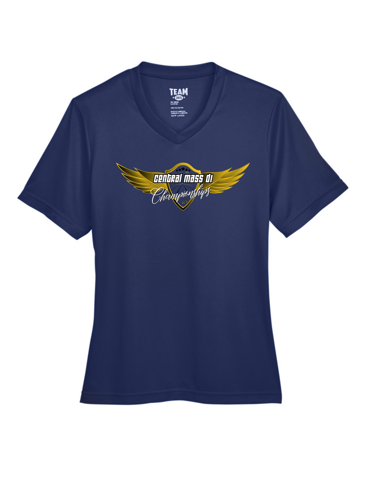 Camiseta de rendimiento para mujer de la División 1 del Campeonato Central de Mass (TT11W)