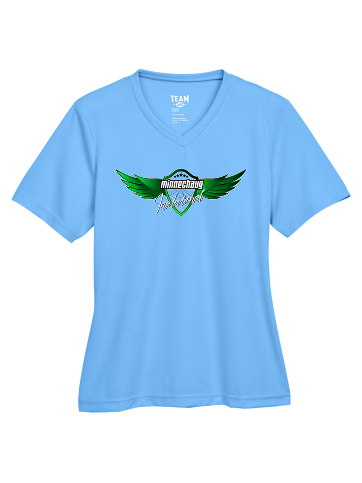 Camiseta de rendimiento para mujer del torneo Minnechaug Invitational (TT11W)