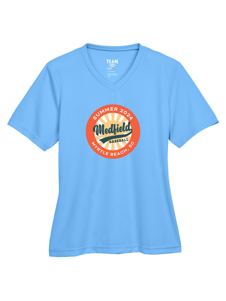 Camiseta de béisbol Medfield 12U de alto rendimiento para mujer (TT11W)