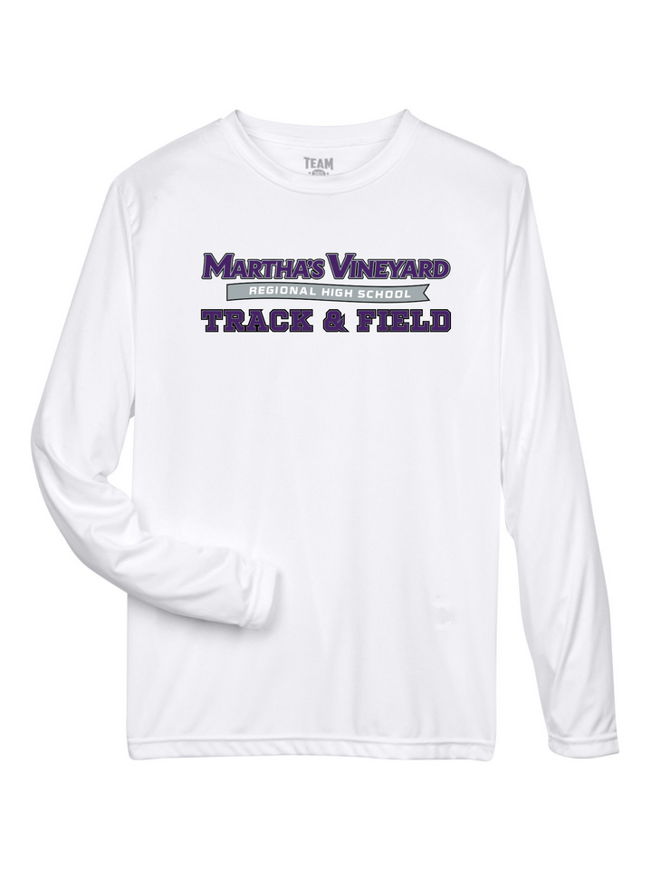 Martha's Vineyard Track and Field -  Men's Zone Performance Long-Sleeve T-Shirt (TT11L)