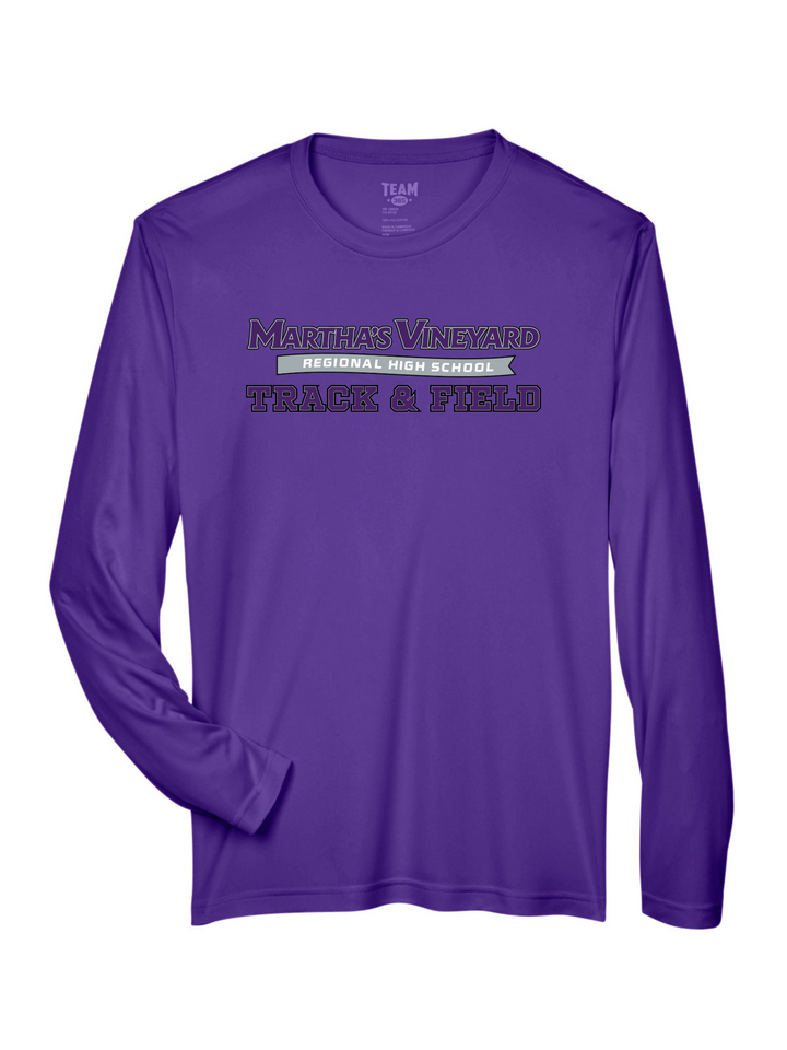 Martha's Vineyard Track and Field -  Men's Zone Performance Long-Sleeve T-Shirt (TT11L)