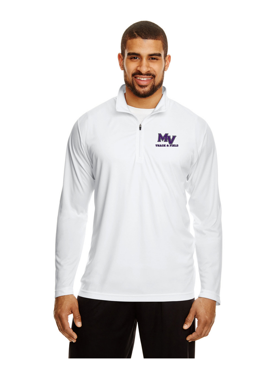 Martha's Vineyard Track and Field - Team 365 Men's Zone Performance Quarter-Zip (TT31)