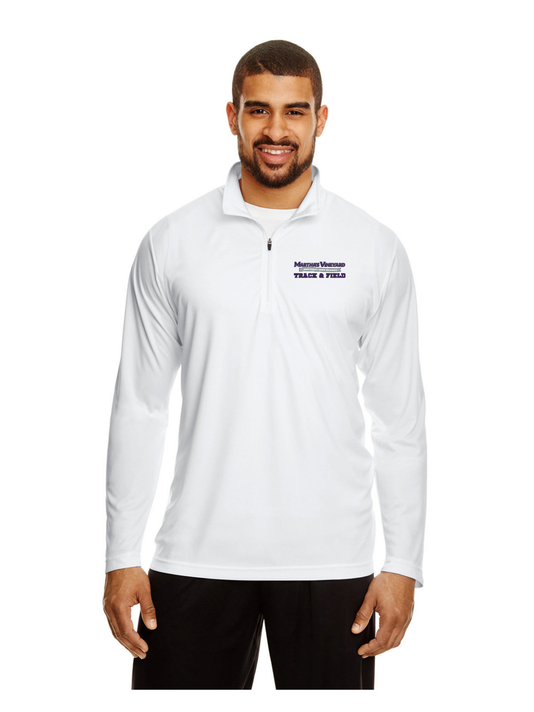 Martha's Vineyard Track and Field - Team 365 Men's Zone Performance Quarter-Zip (TT31)