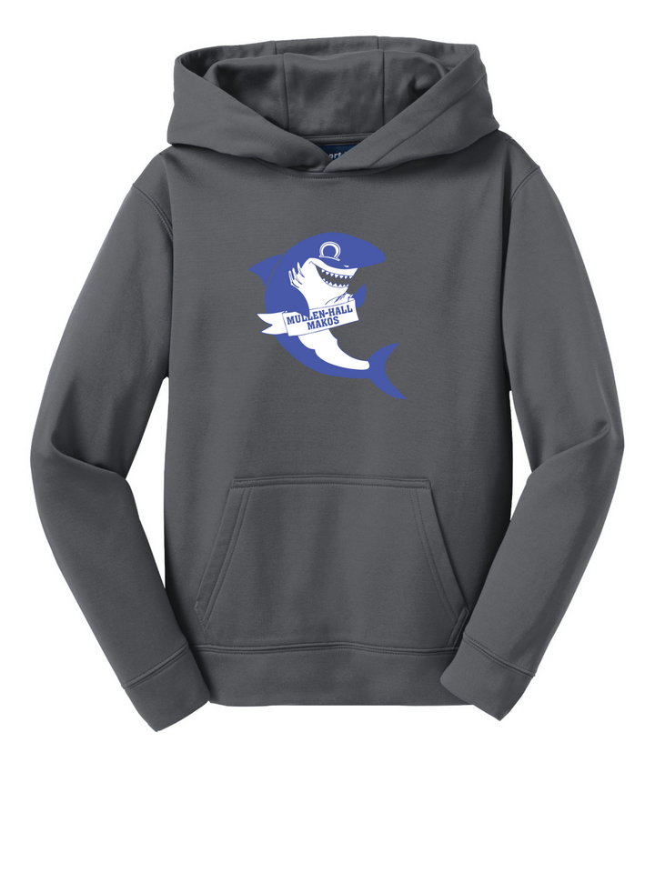 Mullen- Hall Elementary School - YOUTH Sport-Tek® Sport-Wick® Fleece Hooded Pullover (YST244)