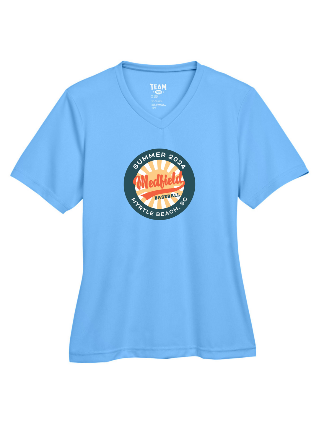 Camiseta de béisbol Medfield 12U de alto rendimiento para mujer (TT11W)